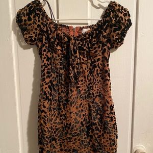Princess Polly leopard mini dress